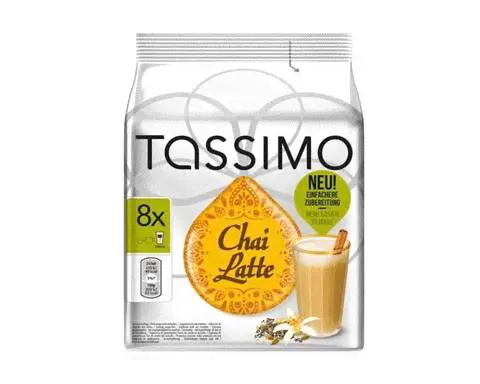 Чай в капсулах Twinings Chai Latte, 8 капсул для кофемашин Tassimo (Тассимо)