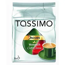 КАПСУЛЫ ДЛЯ КОФЕМАШИН TASSIMO JACOBS CAFFE CREMA, 16 ПОРЦИЙ