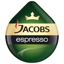 Капсулы для кофемашин TASSIMO JACOBS "Espresso", натуральный кофе 16 шт. х 8 г