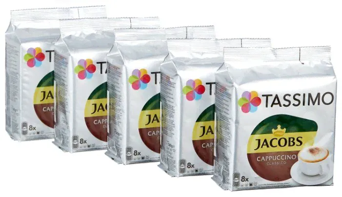 Набор кофе в капсулах Tassimo Cappuccino (40 капс.)-4