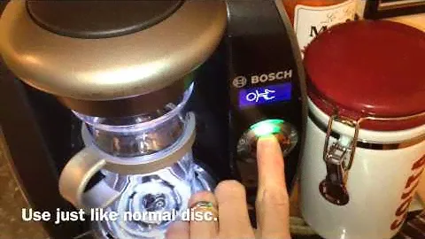 How to use Tassimo Hot Water Disc