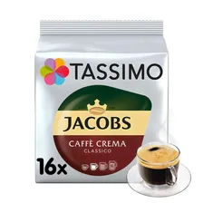 Кофе в капсулах Tassimo Jacobs Caffe Crema Classico, 16 порций