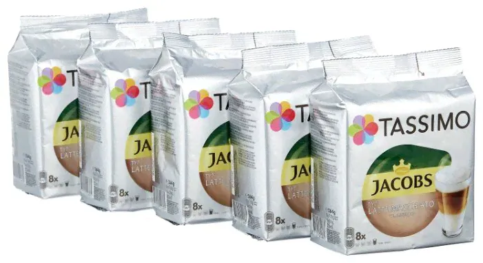 Набор кофе в капсулах Tassimo Latte Macchiato Classico (40 капс.)-4