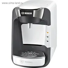 Кофемашина Bosch Tassimo TAS 3204, капсульная, 1300 Вт, 0.8 л, чёрно-серебристая
