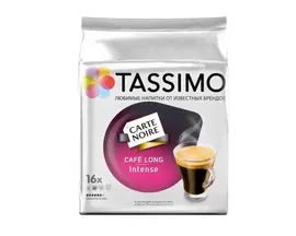 Кофе в капсулах Carte Noire Cafe Long Intense, 16 капсул для кофемашин Tassimo (Тассимо)