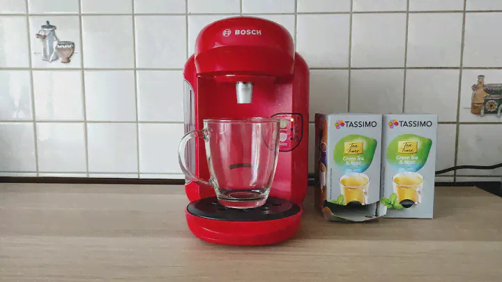 Bosch Tassimo Coffee Machine - Making a GREEN TEA & MINT