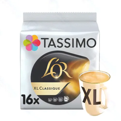 Кофе в капсулах Tassimo L’or Xl Classique, 16 порций-0