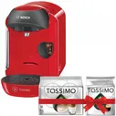 Кофемашина капсульная BOSCH TASSIMO 1253, 1300 Вт, объем 0,7 л, красная