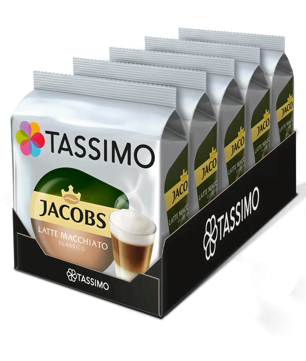 Набор кофе в капсулах Tassimo "Латте Карамель" (40 капсул)