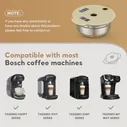 60180200220 мл для Bosch Tassimo многоразовые капсулы из нержавеющей стали для кофе капсулы многоразовый фильтр Кофеварка силиконовый чехол (art.: 3920bfbc5549e)