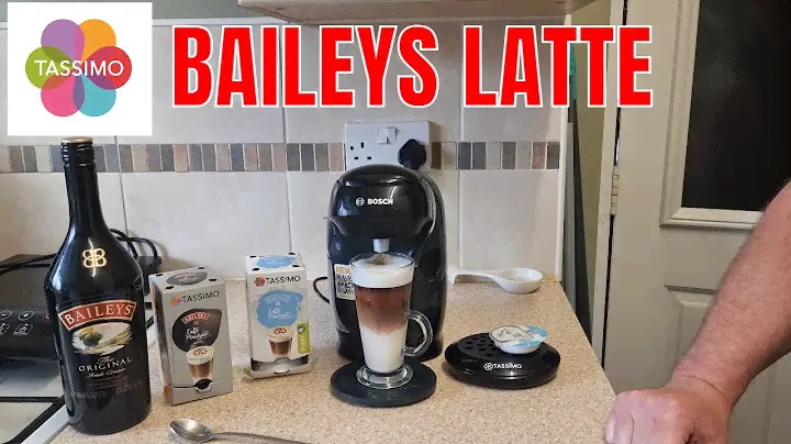 TASSIMO BOCSH BAILEYS LATTE MACCHIATO  10/10  WITH MORE  BAILEYS