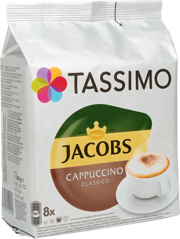 Кофе в капсулах Jacobs Tassimo Cappuccino Т-диски, 8x32г-3