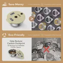 60180200220 мл для Bosch Tassimo многоразовые капсулы из нержавеющей стали для кофе капсулы многоразовый фильтр Кофеварка силиконовый чехол (art.: 3920bfbc5549e)