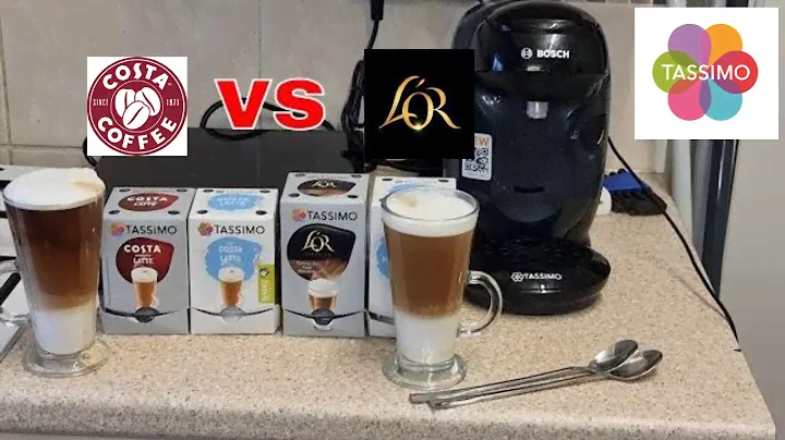 Tassimo Bosch Costa Latte Coffee VS L'OR Latte Macchiato Тест вкуса кофе