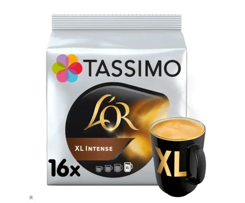 Кофе капсульный Tassimo L’OR XL Intense, 16 порций