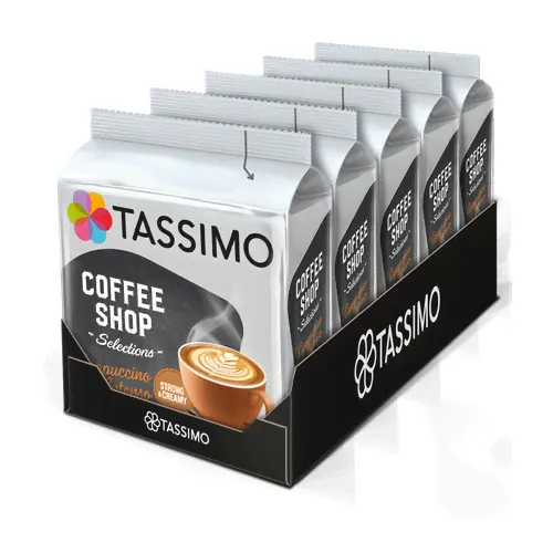 Набор кофе в капсулах Tassimo Cappuccino INTENSO, 40 порций, 16 кап. в уп., 5 уп.-0