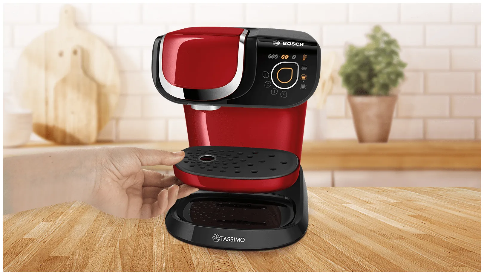 Bosch Кофеварка капсульная Bosch Tassimo My Way 2, красный кофеварки и кофемашины