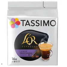 Кофе капсульный Tassimo L’OR XL Lungo Profondo, 16 порций