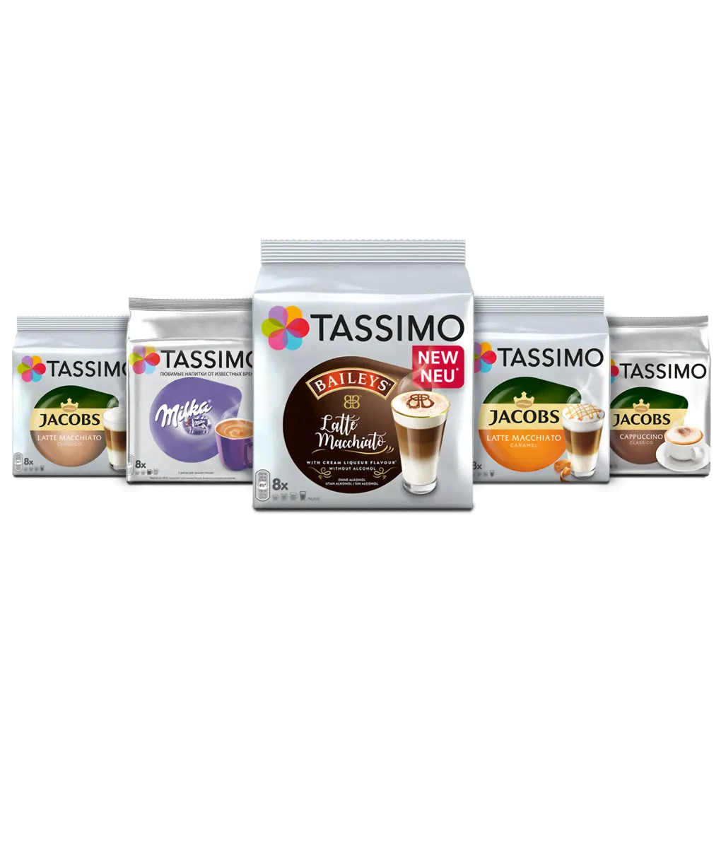 Набор кофе в капсулах Tassimo "Кофе с молоком" (40 капсул)