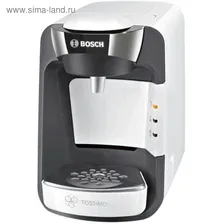 Кофемашина Bosch TAS 3204 Tassimo Suny, капсульная, 1300 Вт, 0.8 л, белая