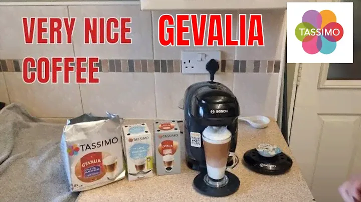 GEVALIA LATTE MACCHIATO LESS SWEET TASSIMO BOCSH    REVIEW