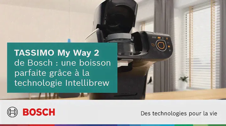 TASSIMO My Way 2 de Bosch : une boisson parfaite grâce à la technologie Intellibrew