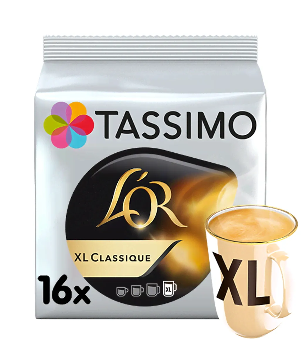 Кофе в капсулах Tassimo L’OR Xl Classique (16 капс.)-0