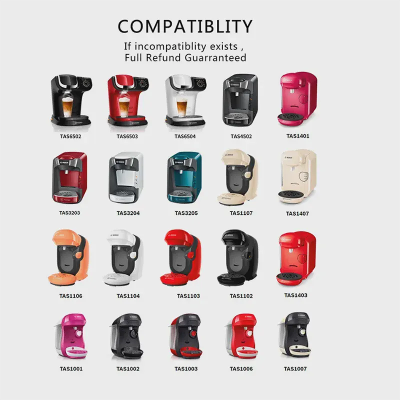 Кофейная зеркальная капсула tassimo 60 мл180 мл капсулы для BOSCH-s аппарата Tassimo многоразовый фильтр (art.: 3920b9855cde9)-0