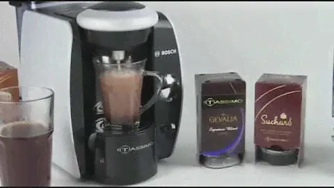 Making a Chocolate Café Au Lait with Tassimo Brewbot