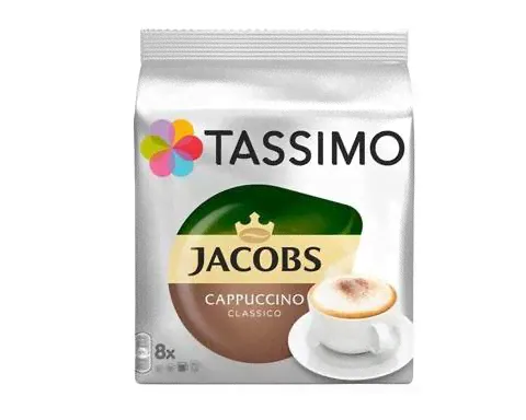 Кофе в капсулах Jacobs Cappuccino Classico, 8 капсул для кофемашин Tassimo (Тассимо)