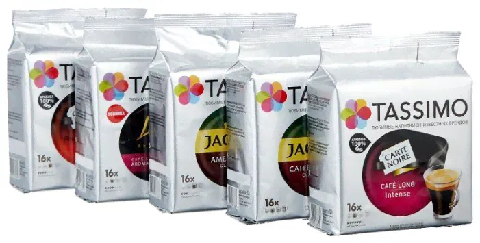 Кофе в капсулах Tassimo набор «Черный кофе» (80 капс.)-3