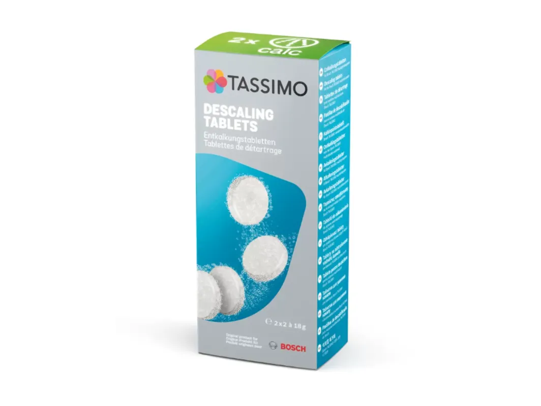 Таблетки от накипи для капсульной кофемашины Bosch Tassimo - TCZ6004 - 00311909 (2*2 по 18 гр)-0
