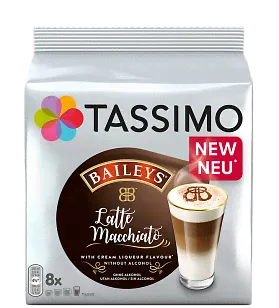Кофе в капсулах Tassimo Baileys Latte Macchiato, 8 порций