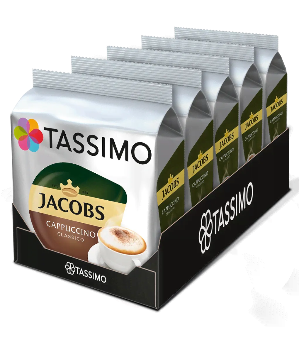 Набор кофе в капсулах Tassimo Cappuccino 5 упаковок-0