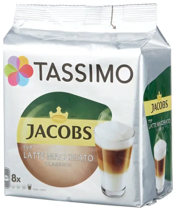 Набор кофе в капсулах Tassimo Latte Macchiato Classico (40 капс.)-2