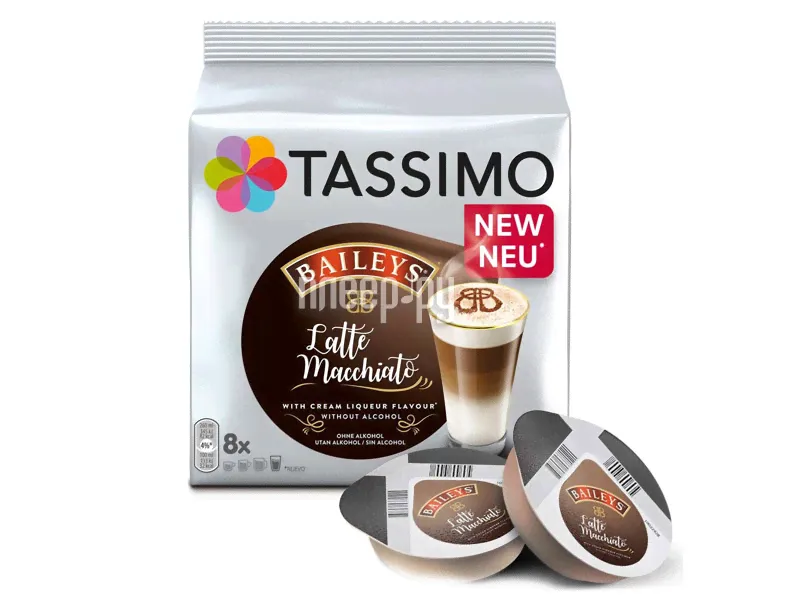 Капсулы для кофемашин Tassimo Baileys Latte Macchiato