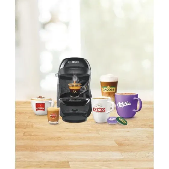 Кофемашина автоматическая Bosch TAS1002N TASSIMO Happy - T-Disc - Автоматический останов - Черный